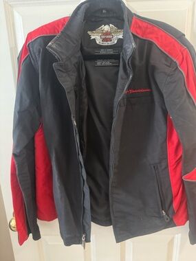 Harley-Davidson Black and Red Performance Riding Jacket Woman’s X-Large